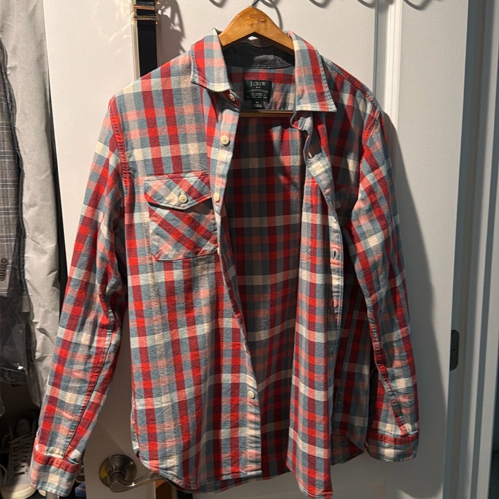J Crew Heavyweight Flannel Shirt
